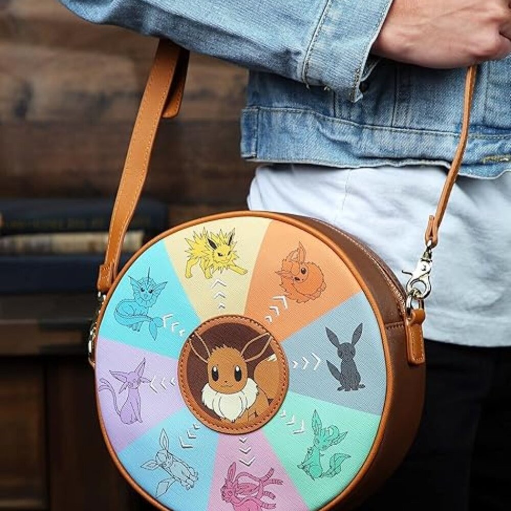 Loungefly X Pokemon Eevee Evolutions Canteen Crossbody, New W/O tags